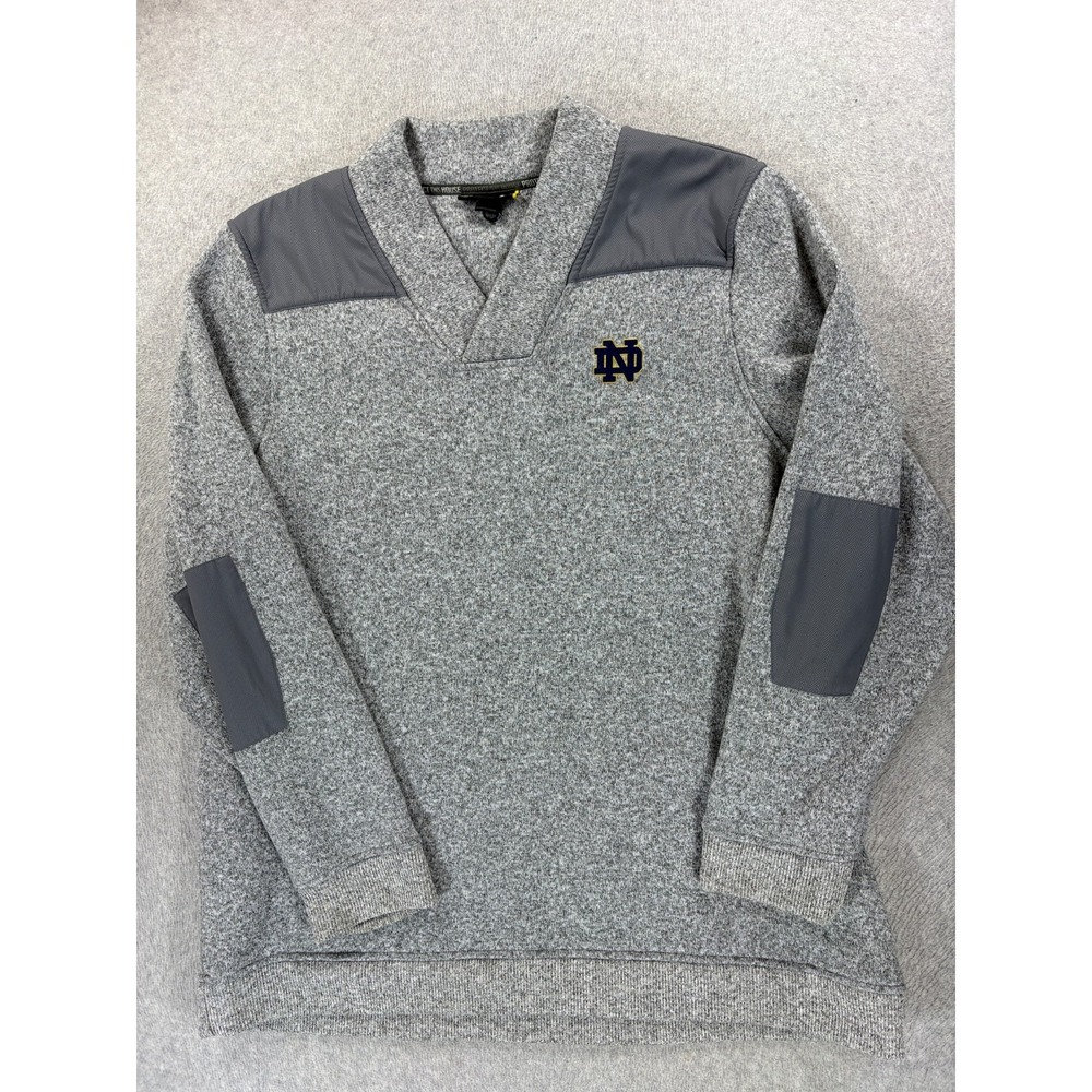 Notre Dame Fighting Irish Under Armour Pullover Sweater (Men's 4XL) Gray